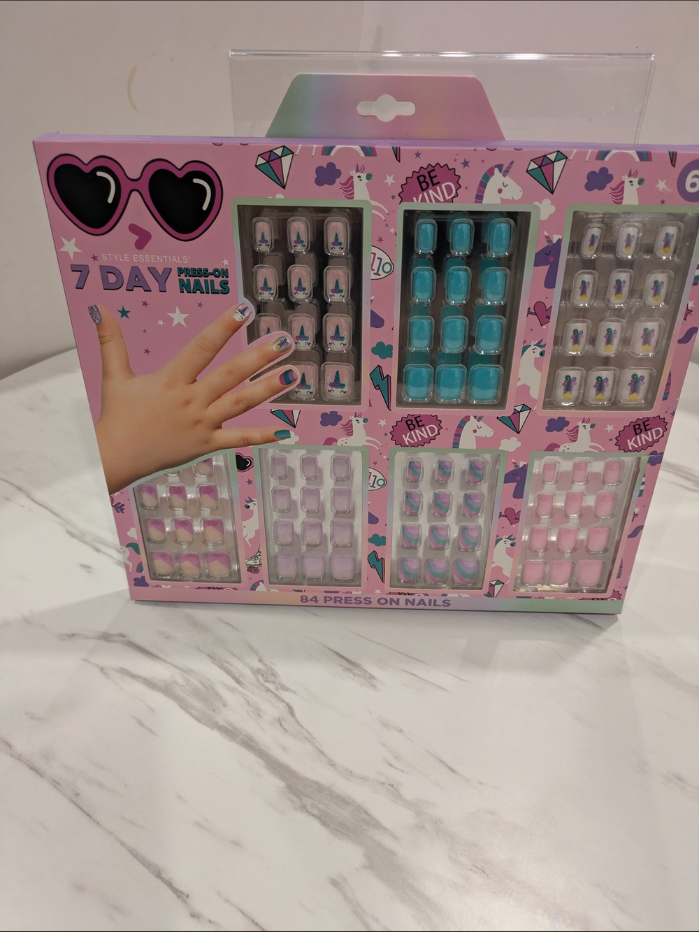 Girls Press On Nail Set 7 Days